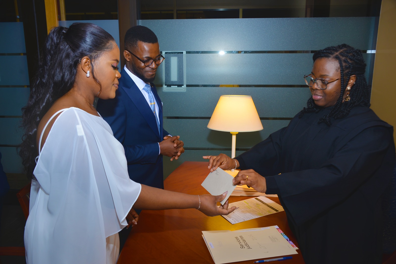 ZAKARIE ET VIRGINIE MARIAGE CIVIL