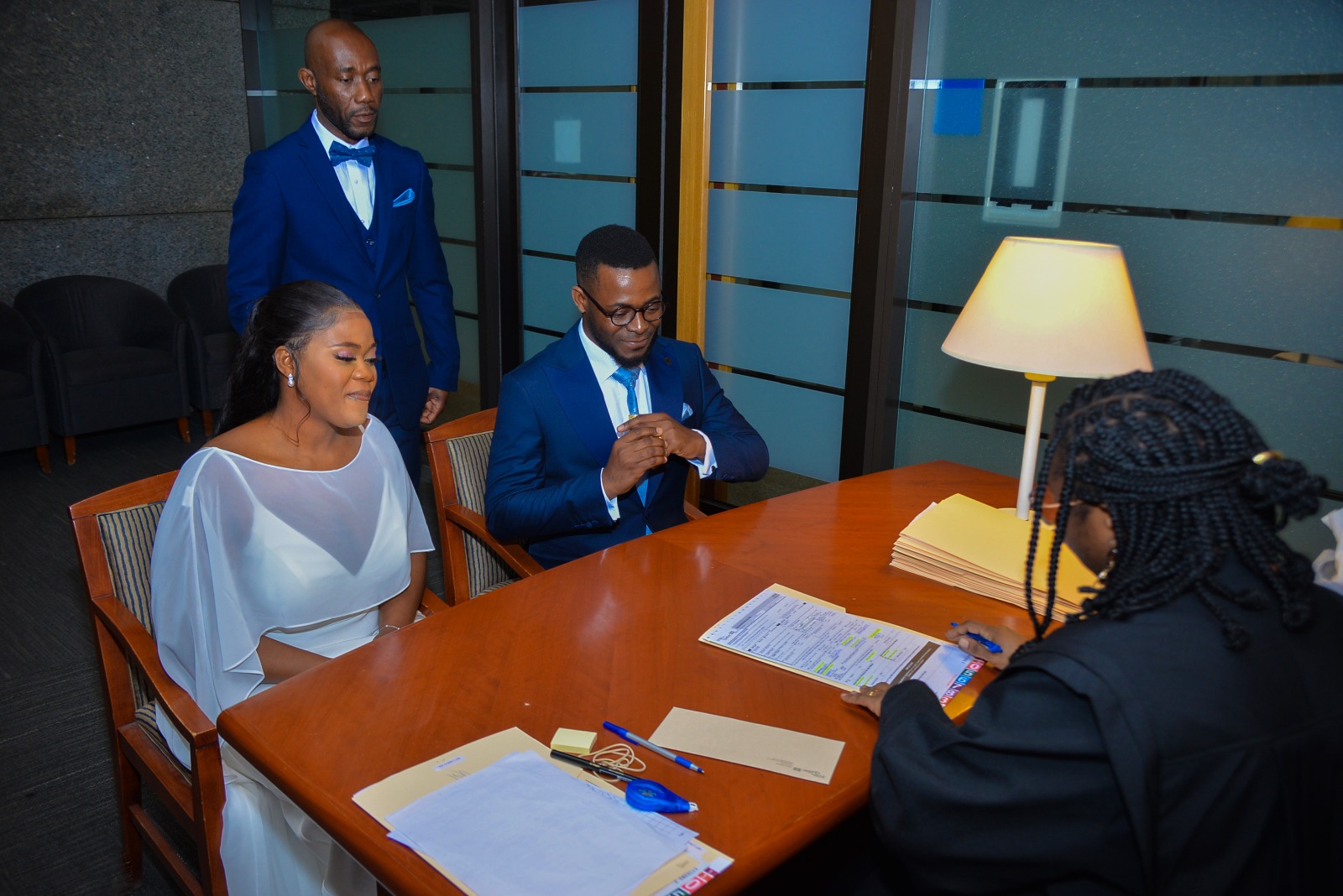 ZAKARIE ET VIRGINIE MARIAGE CIVIL